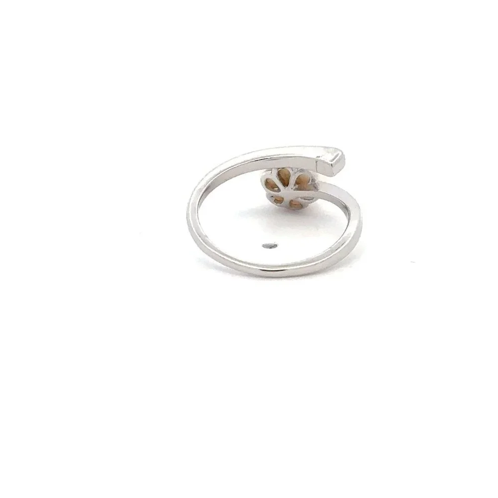 925 Sterling Silver Ring Freshwater Pearl Size 5 - Picture 4 of 5